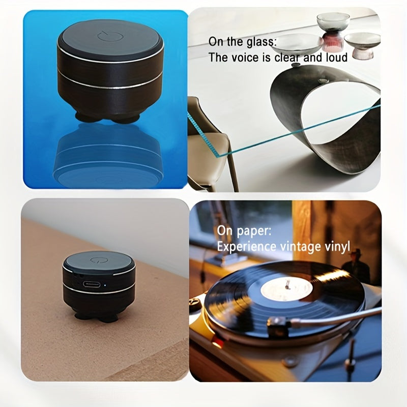 Wireless Bluetooth Speaker with Bass Boost and USB Rechargeable Battery