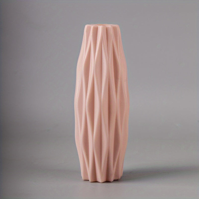 Plastic Vase for Modern Flower Arrangements, Decorative Home and Wedding Decor