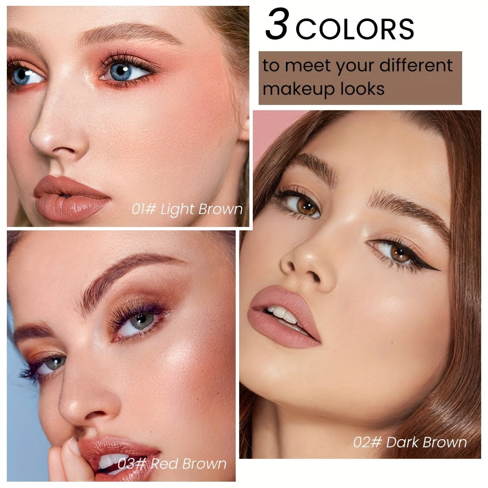 Long-Lasting Waterproof Microblading Eyebrow Pen for Natural Defined Brows