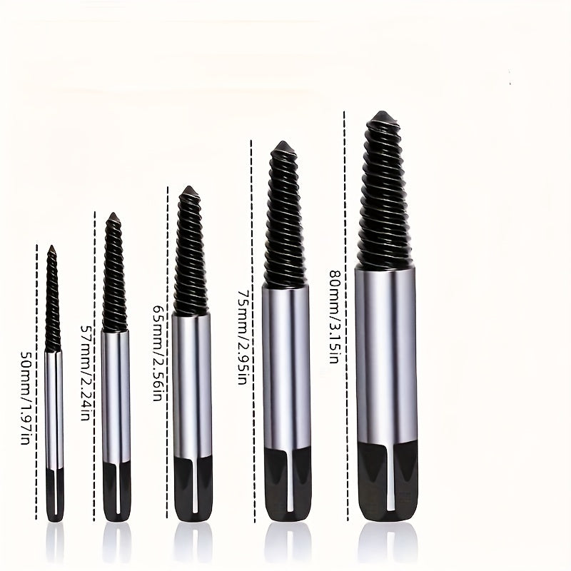 Screw Extractor Set for Household Bolt and Nut Remover