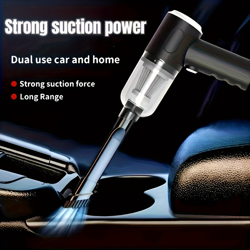 Portable Car and Home Vacuum Cleaner Dual Battery High Suction Large Capacity