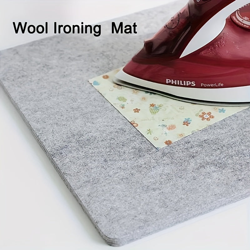 Durable Felt Ironing Mat for Quilting Sewing Crafts Heat-Resistant Portable Foldable
