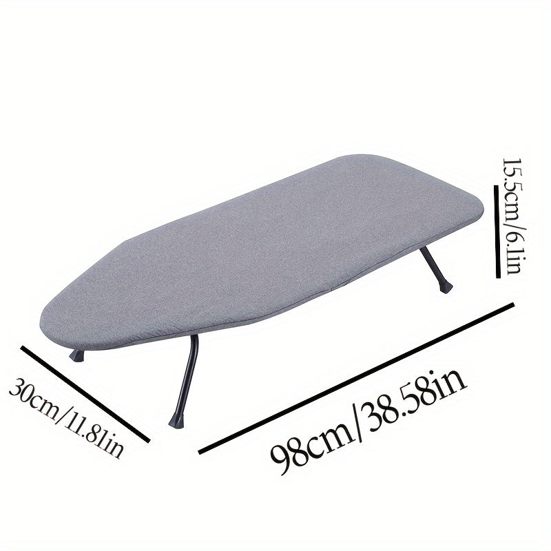 Tabla de planchar plegable con diseño telescópico, ahorra espacio, duradera para uso doméstico