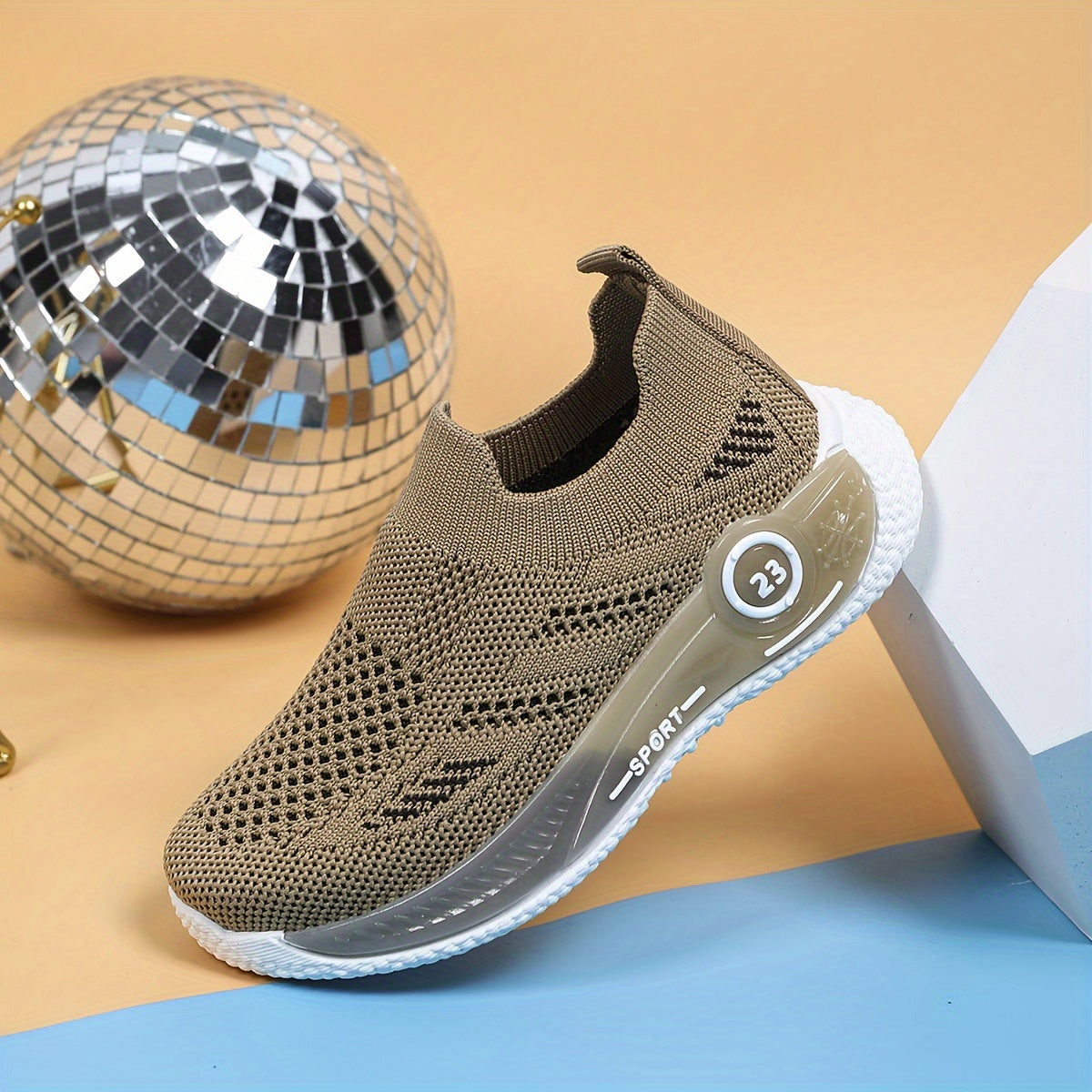 Kids' Mesh Slip-On Sports Shoes for Boys and Girls Casual Daily Wear