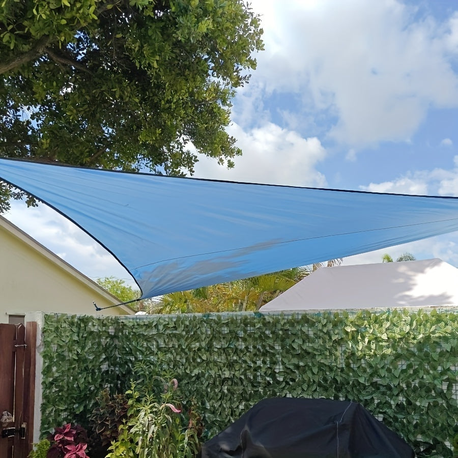 Outdoor Triangle Canopy Sunshade for Terrace Garden Yard Deck Foldable Rain Sun Protection