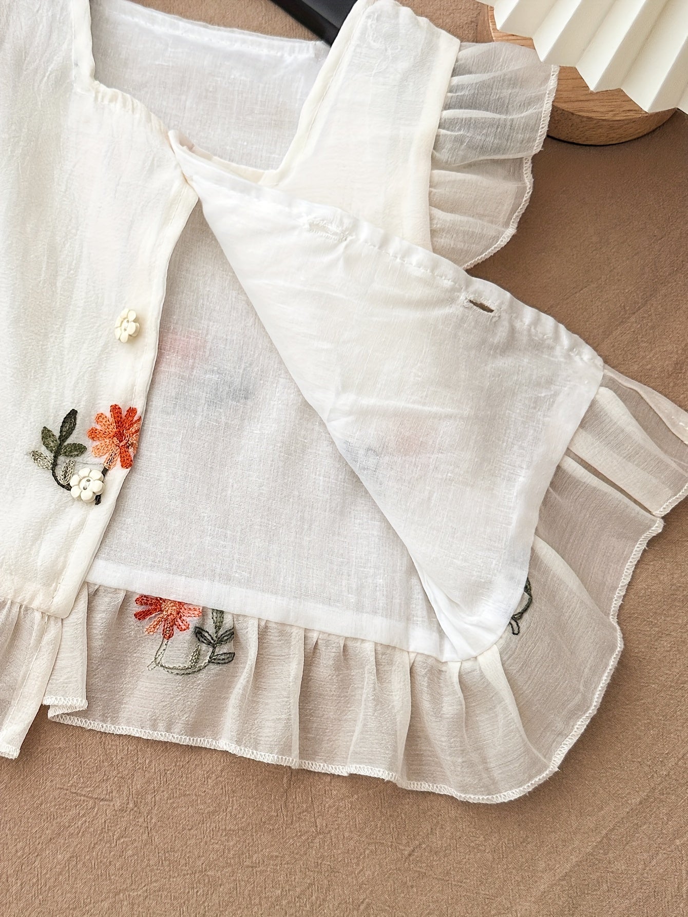 Sleeveless Ethnic-Inspired Dress for Outdoor Wear Summer Kids and Girls