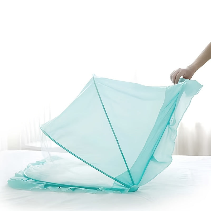 Baby Mosquito Net with Built-In Light for Cribs and Playmats, Wind and Insect Resistant
