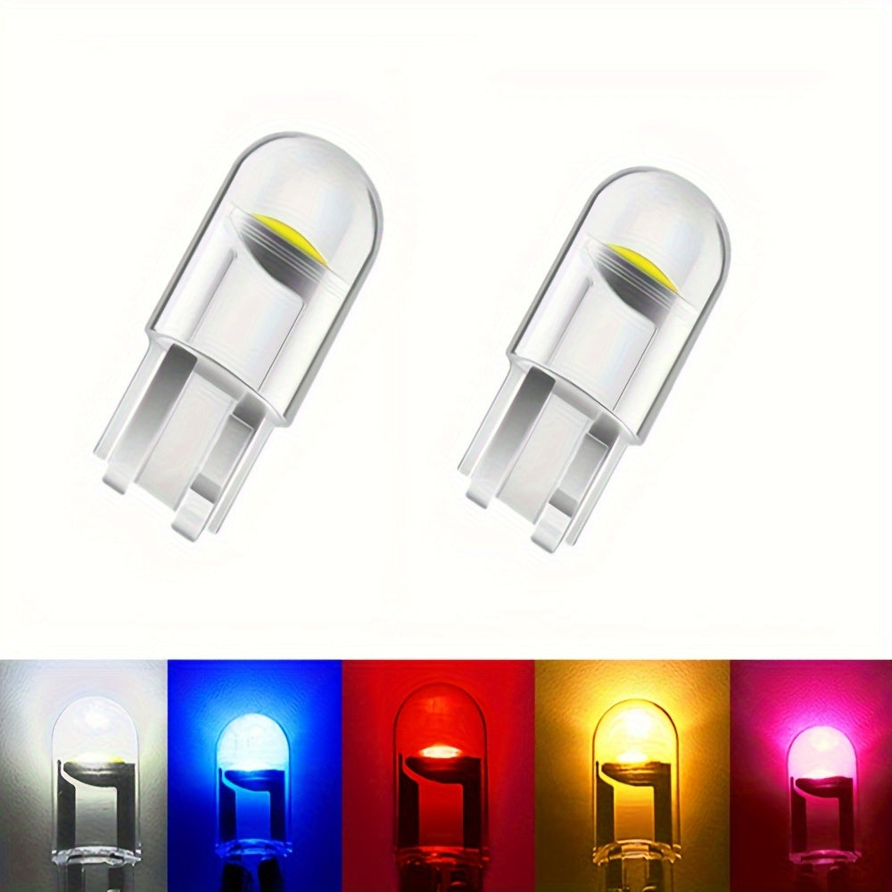 Bombillas LED blancas 20X 194 T10 W5W 6000K para interior, reemplazo de luz