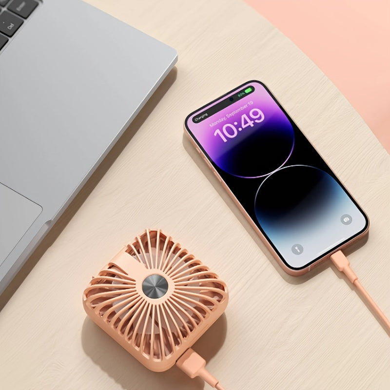 Portativ va kiyiladigan Kompakt USB Ventilyator, 3 tezlikni sozlash imkoniyati bilan, qayta zaryadlanadigan litiy batareyasi mavjud. Ichki va tashqi foydalanish uchun mukammal, qo'shimcha qulaylik uchun yoritish to'plami bilan birga.