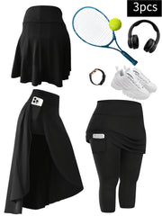 Pack de 3 pantalones de yoga para mujer con cintura alta, bolsillos, primavera y verano, pantalones deportivos