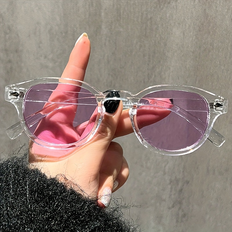 Mushukko'z moda ko'zoynaklari retro tortoiseshell anti-chiroyli dumaloq ramka kichik rang-barang linzalar partiyalar uchun