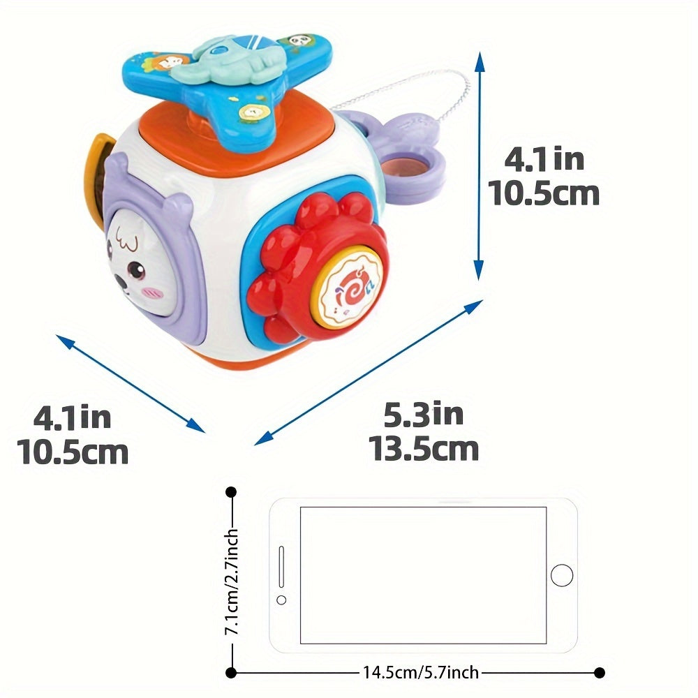 8-in-1 Bolalar Ta'limiy Band Qattiq To'p Kockasi Plastik Yaxshi Motor Ko'nikmalar O'yinchoq