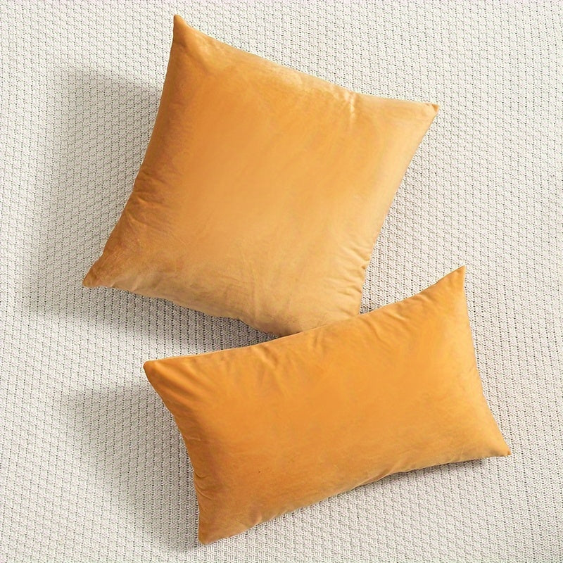 Velvet Throw Pillow Cover Nordic Dutch Style 45cm Colorful Candy Cushion