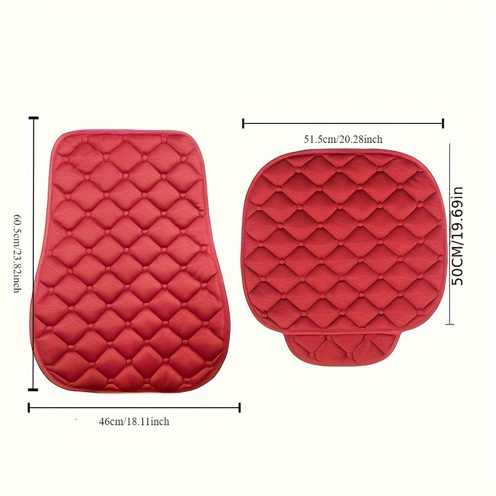 Breathable Flax Four Seasons Car Seat Cover Cushion Protector Front Pad
