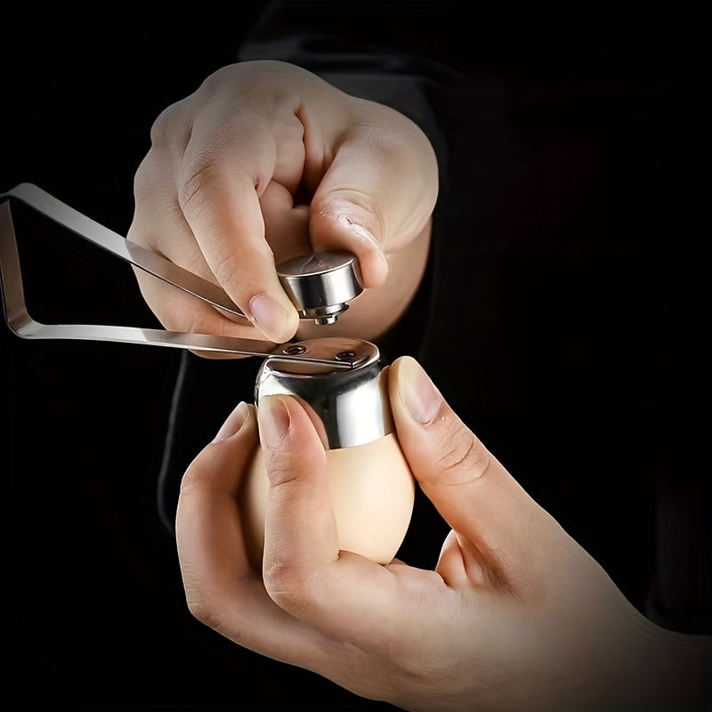 Stainless Steel Egg Opener and Separator for Household Use, 1 Piece