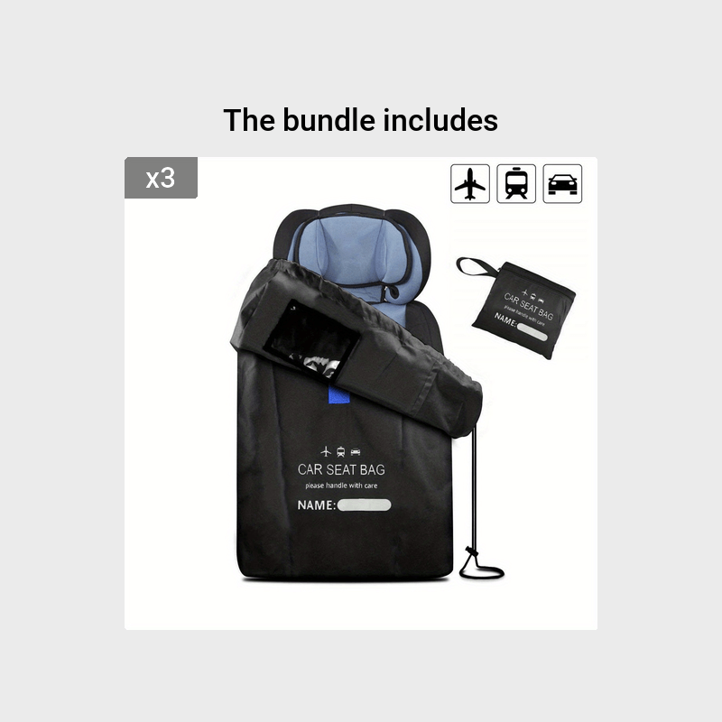 Universal Car Seat Travel Bag Water Resistant Ripstop Fabric