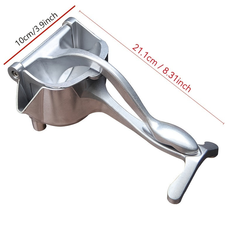 Temir bo'lmagan po'latdan yasalgan apelsin, anor va limon uchun qo'lda siqish mashinasi - Elektr energiyasi talab qilinmaydi! Partiyalar va oshxonada yoki barlarda foydalanish uchun ideal.