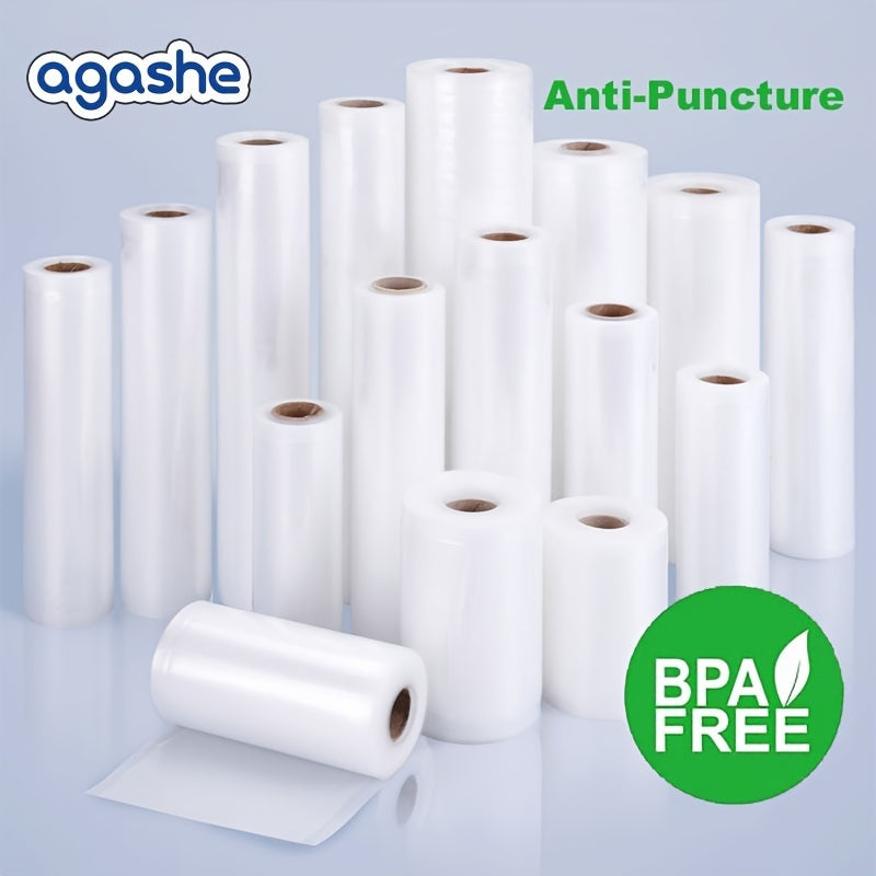 1 Roll Heavy Duty Vacuum Sealer Bags, 5m Long, Puncture Prevention, Heat Resistant, Ideal for Food Storage, Meal Prep, Steak, Sous Vide Cooking