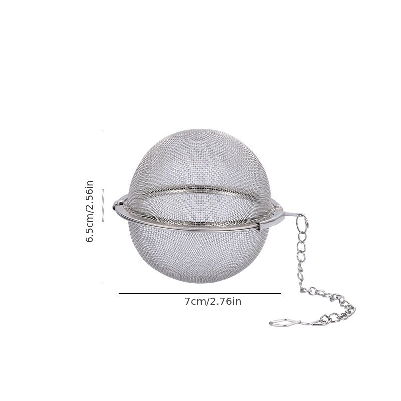 Premium 304 Stainless Steel Tea Ball Pack for Loose Leaf Tea Brewing