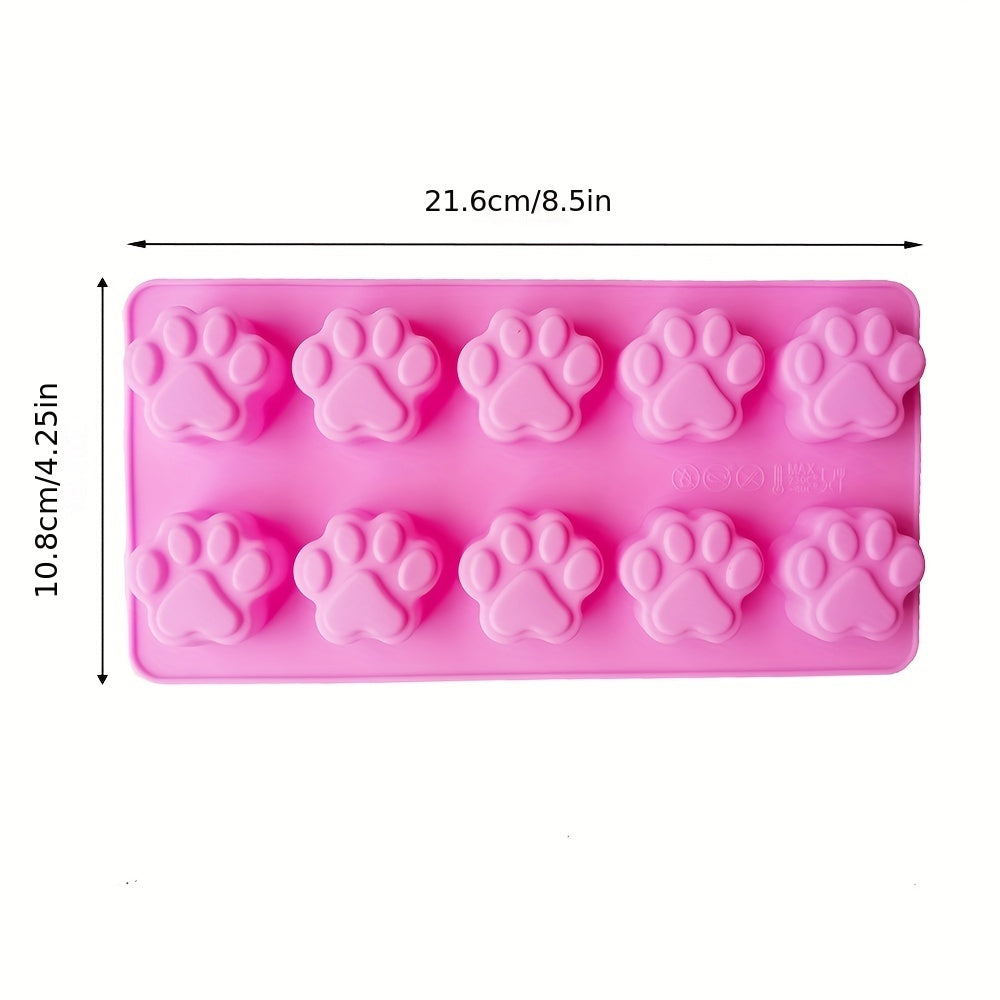 Silicone Cat Paw Mold for Treats, Chocolate, Baking, Pastries, Cookies