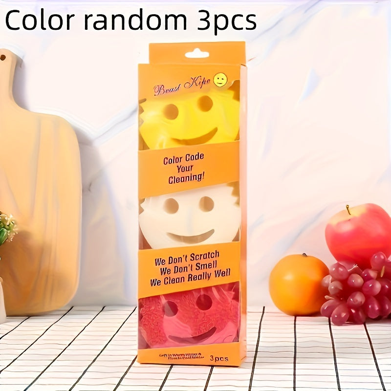 Scrub Mommy Ikki Tomonlama Gubka To'plami: Ergonomik, Chizishsiz Tozalash Oshxona va Hammom uchun, Barcha Yuzalarda Xavfsiz