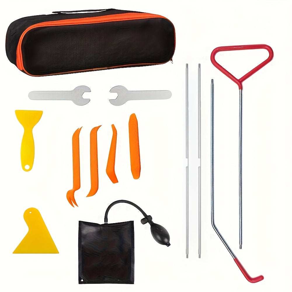 Universal Car Repair Tool Kit Inflatable Air Wedge Door Lock Grabber