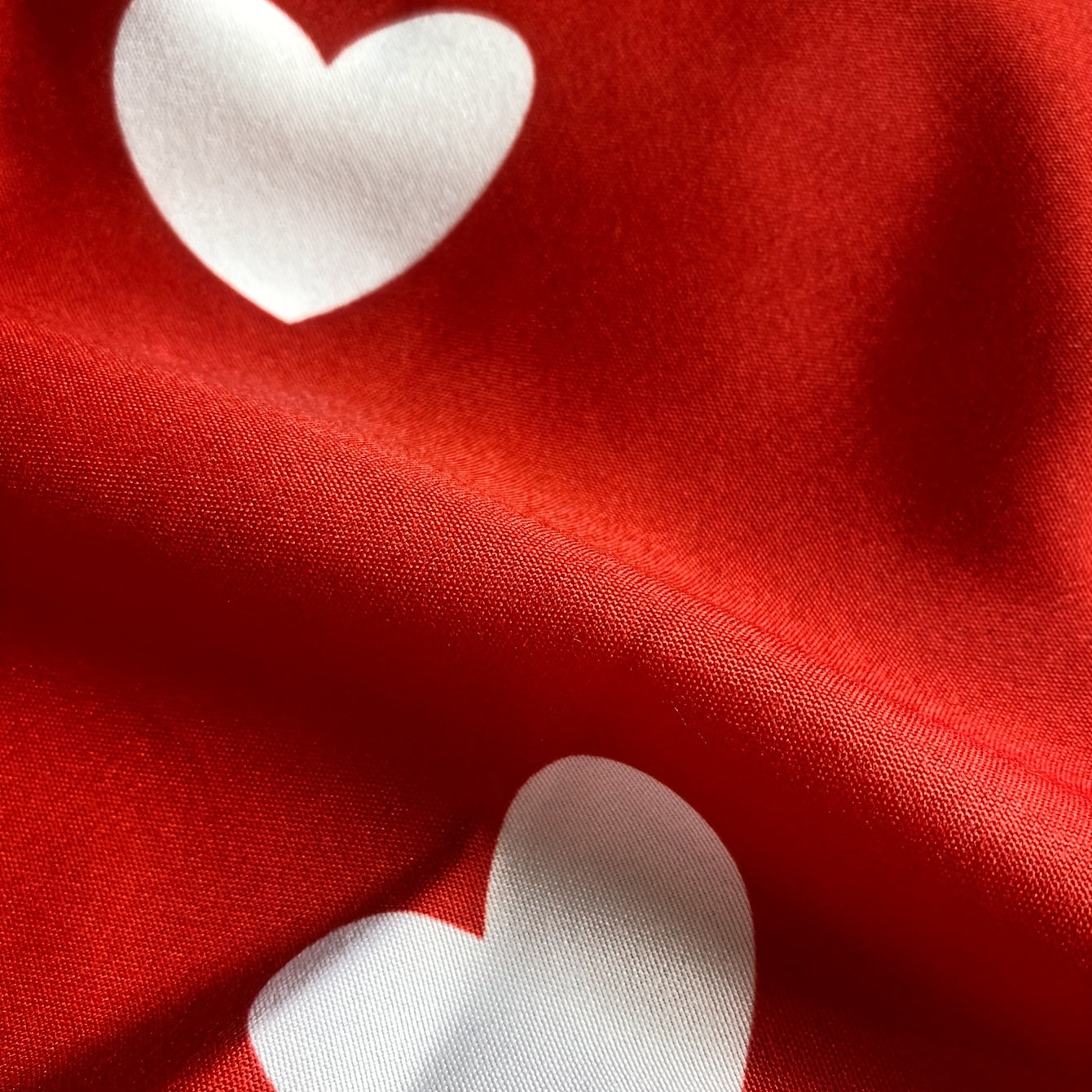 Set of 2 Red Love Pillowcases for Wedding Decor and Home Bedding