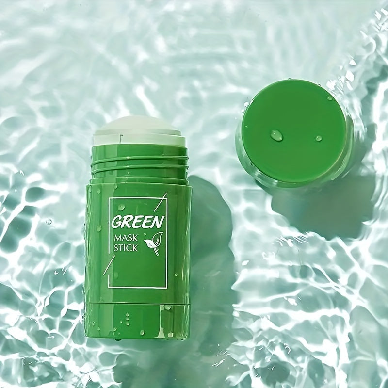 Barra de mascarilla facial de té verde 40g para limpiar los poros y rejuvenecer la piel