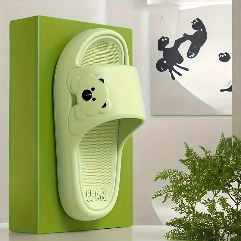 Women's Cartoon Bear Indoor Outdoor Lightweight Slippers