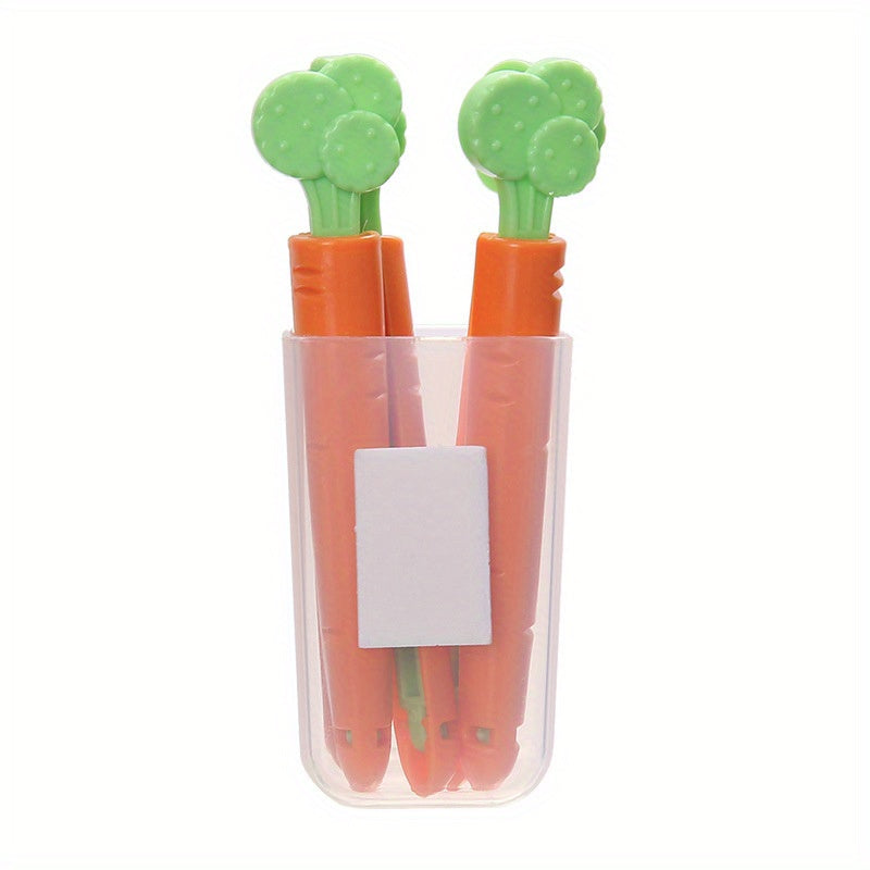 Clips de sellado para mantener la frescura de la zanahoria con imanes para almacenamiento en refrigerador