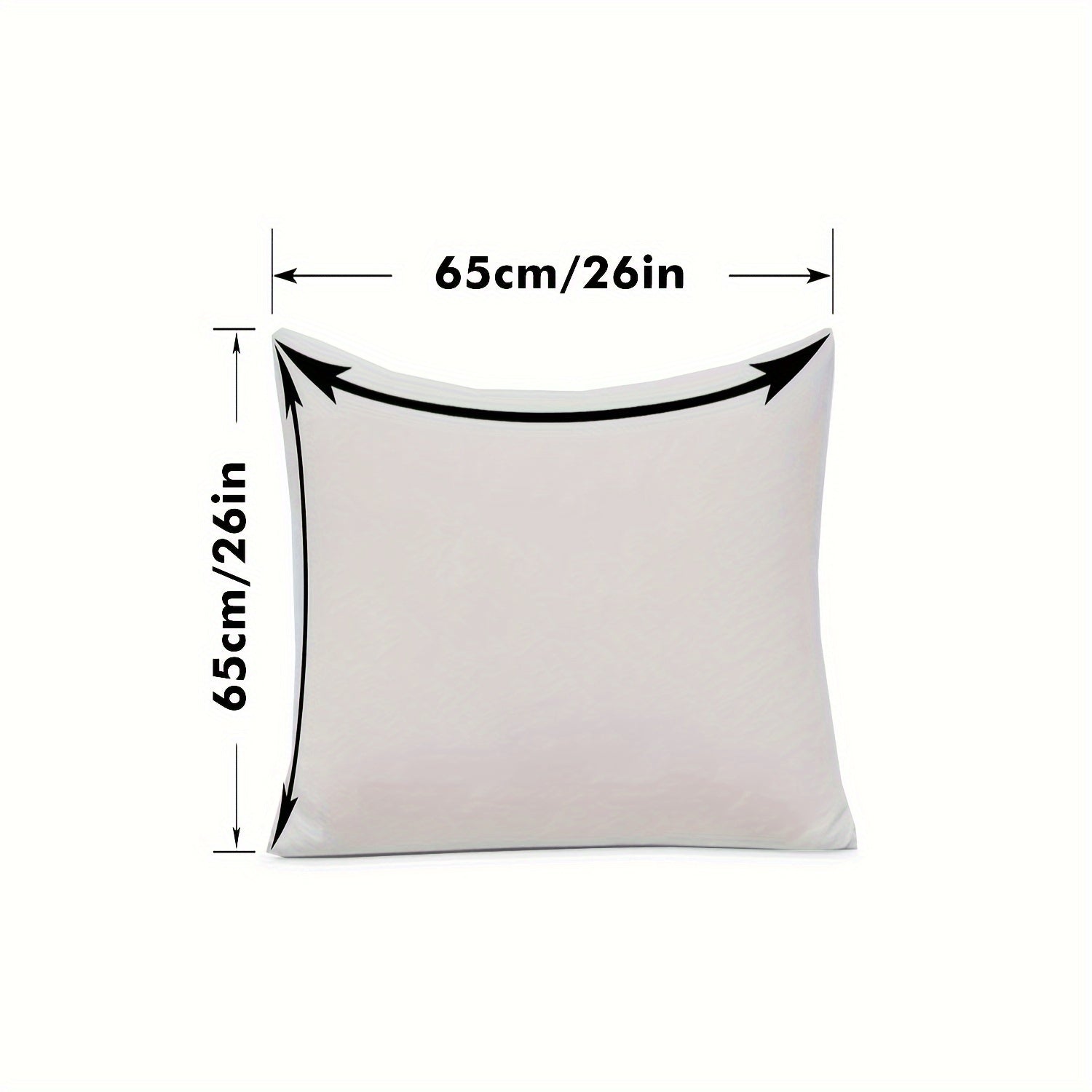 Waterproof Gray Pillowcase with Zipper Closure, Soft Breathable Polyester