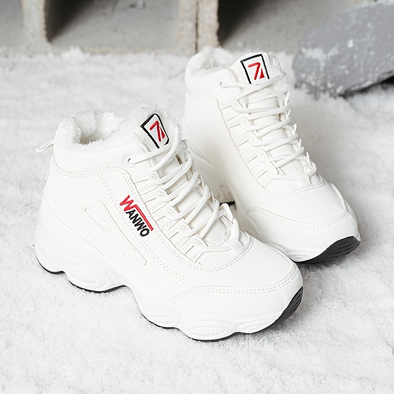 Women's Insulated Snow Boots - Thermal, Slip-Resistant, Winter Wear