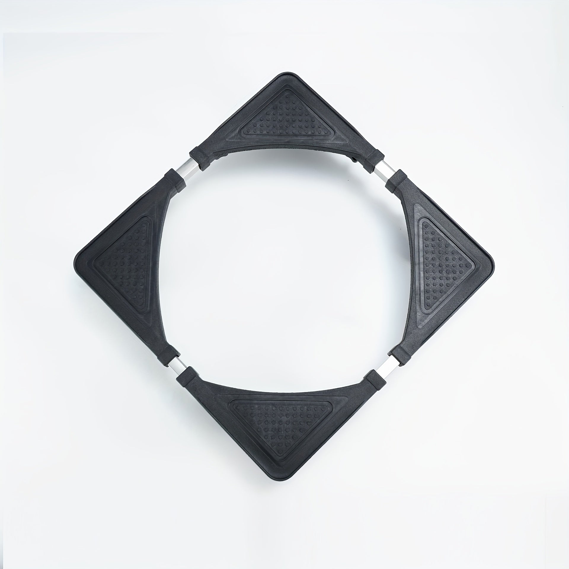 Регулируемая пластиковая подставка для бытовых приборов с блокирующимися колесами для холодильника, стиральной машины, сушилки