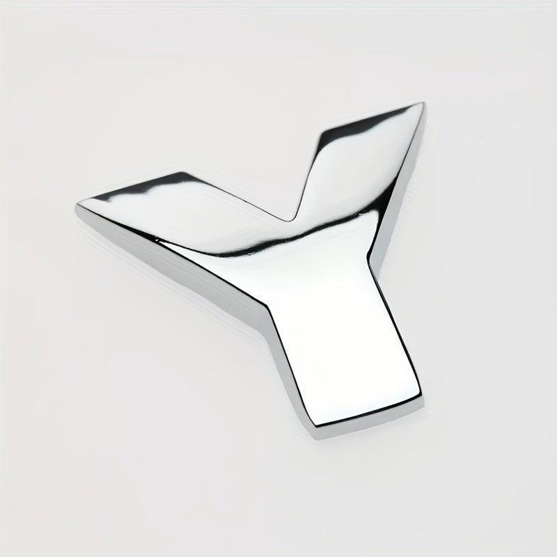 Car 3D Letter Car Stickers Metal Car Body Word Mark Silver Tail Mark