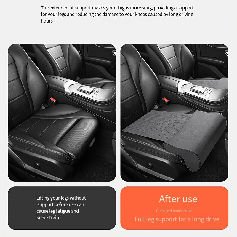 Memory Foam avtomobil oyoq uchun dam olish va o'rindiq yostiq ergonomik bukiladigan qo'llab-quvvatlash