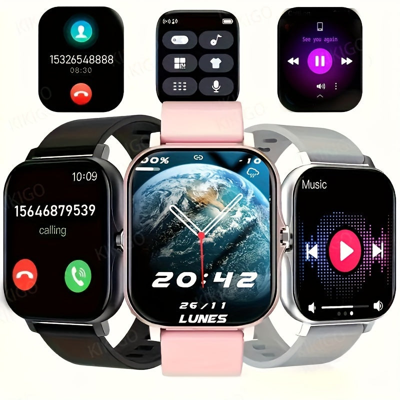 Men Women Fitness Smartwatch With Touch Screen, Fitness Tracking, Wireless Calling