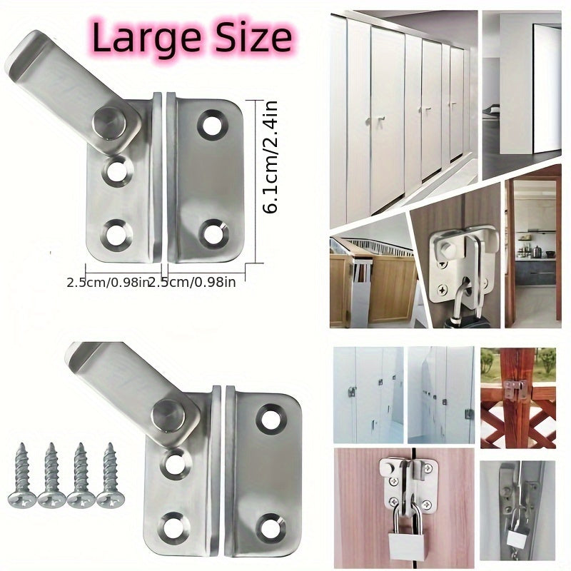 1Pc Slide Bolt Lock for Doors Cabinets Pets Garden Windows Garage