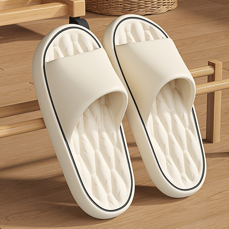 Black EVA Slides Non-Slip Indoor Outdoor Casual Beach Comfortable