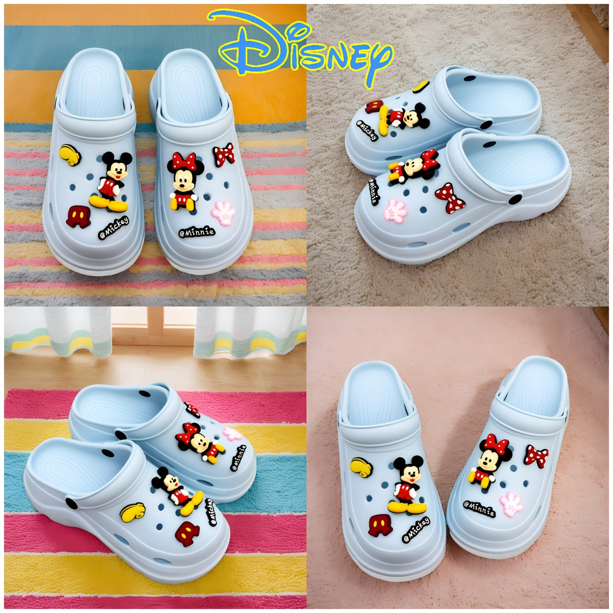 Women's EVA Slippers Summer Beach Home Outdoor Streetwear with Accessories