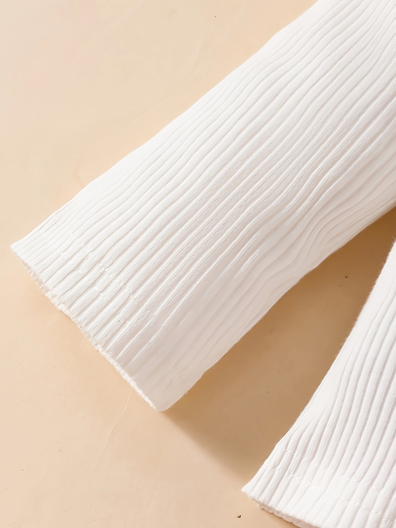 Girls Knit T-Shirt Set with Flared Skirt and Beret for Fall Winter