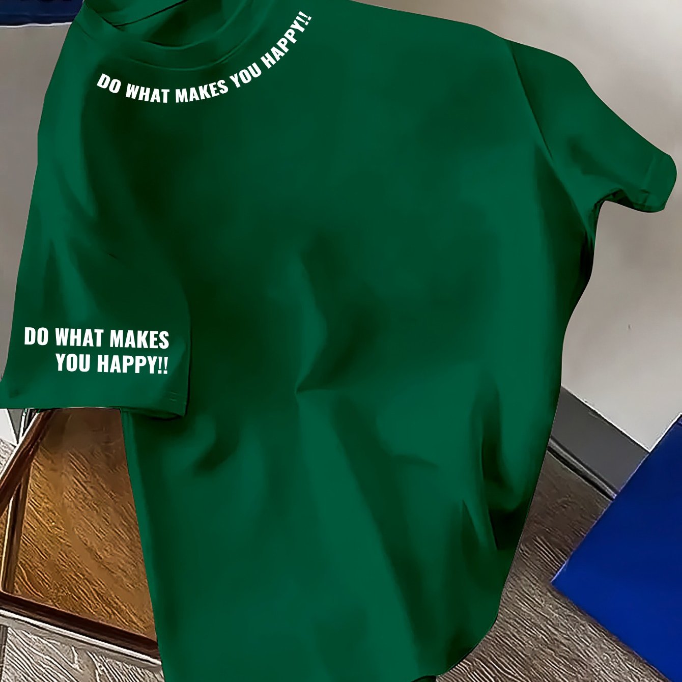 Camiseta de manga corta para hombre con patrón geométrico de verano en poliéster