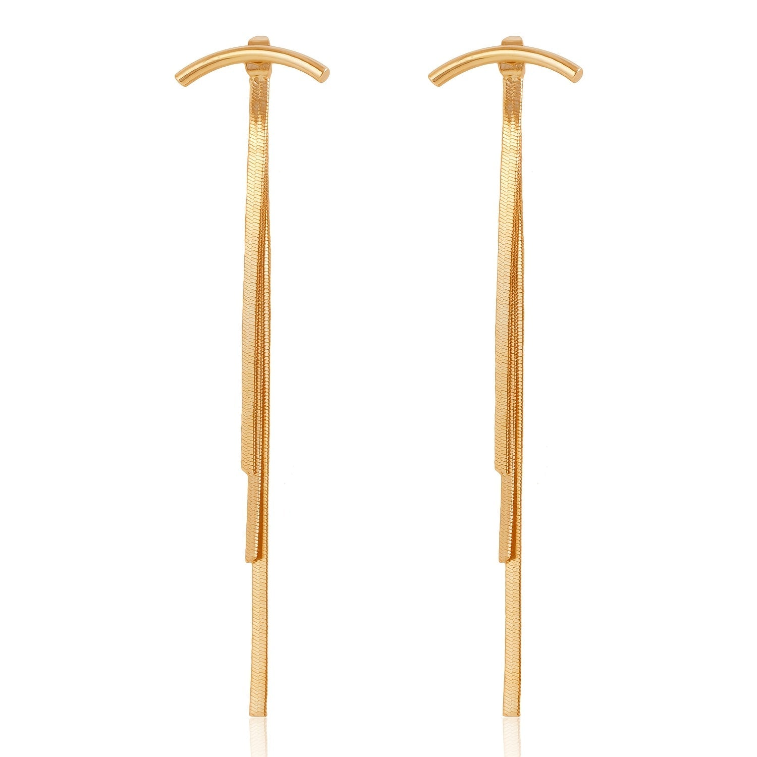 Zarif Vintage Ilhomlangan Uzoq Ilon Suyak Qulflari - 2 ta to'plam, UV Qoplangan Qotishma va Noxush Po'latdan Yasalgan, Kundalik Kiymak va Bayramlar Uchun Mukammal, Yupqa va Sovuq Usulda, Qo'shimcha Zariflik Uchun Quloq Qulflari Bilan.