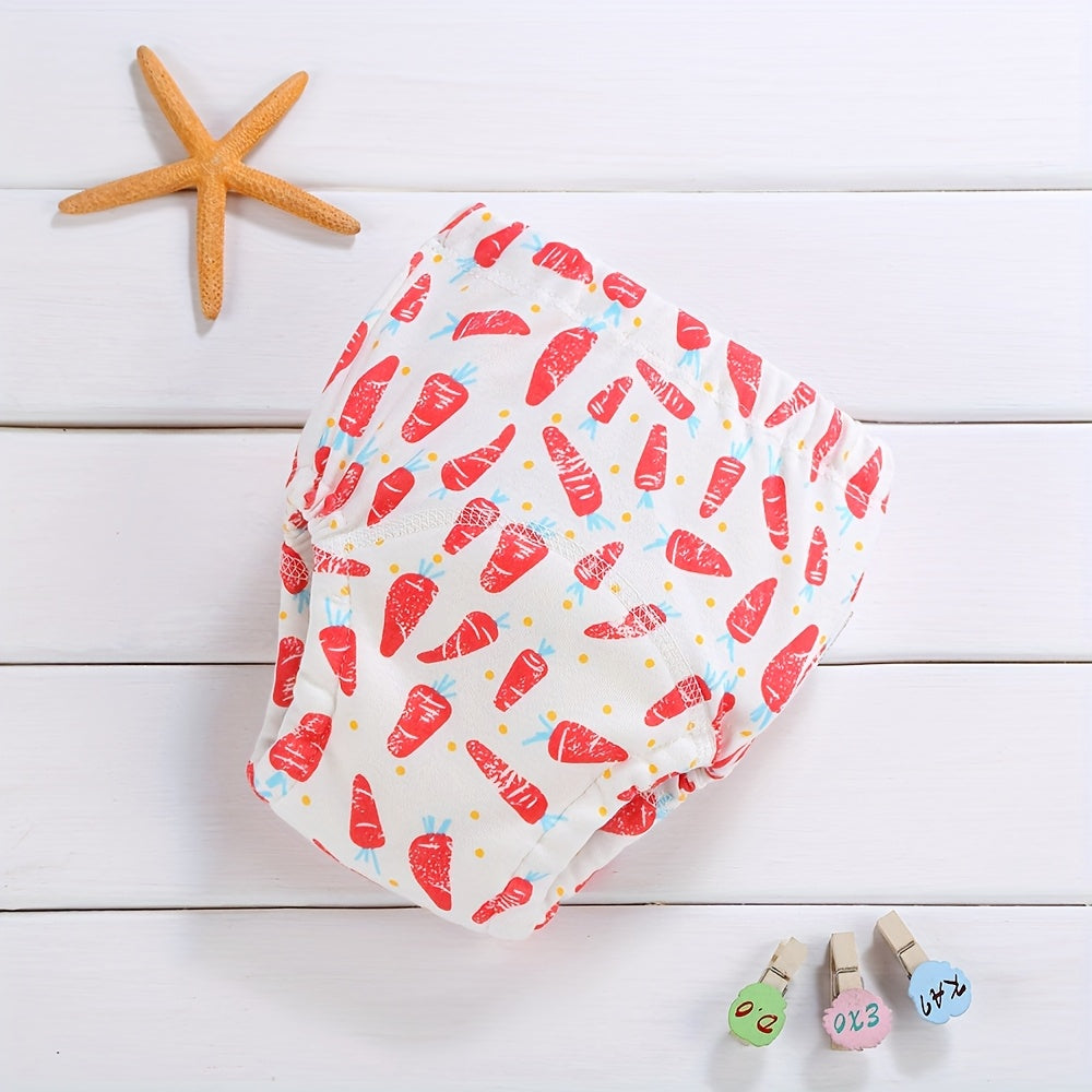 Infant and Toddler 4-Layer Training Pants Waterproof Washable Reusable Diaper Cover