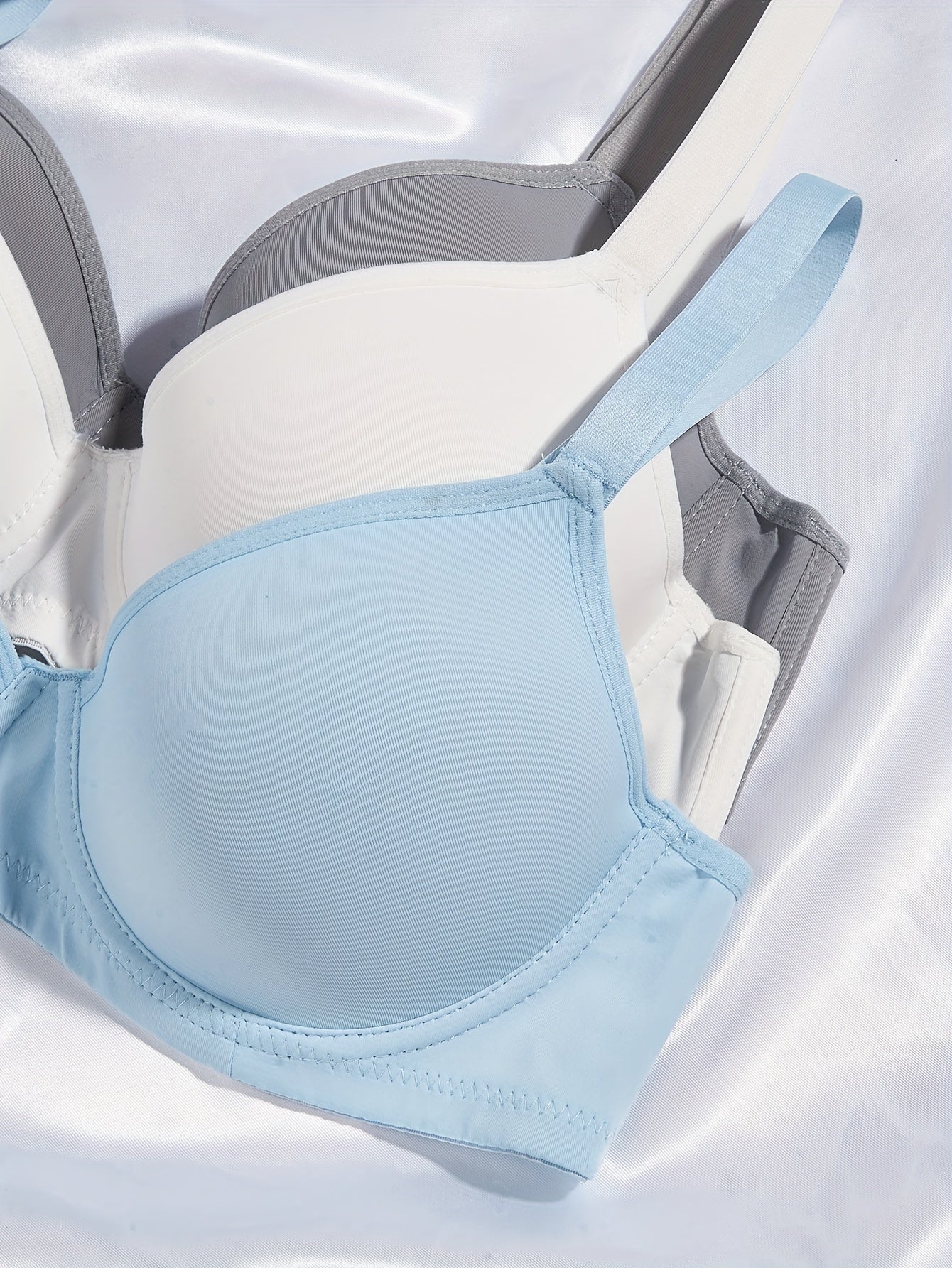 Women's Cotton Push Up T-Shirt Bras Comfortable Lingerie Underwear