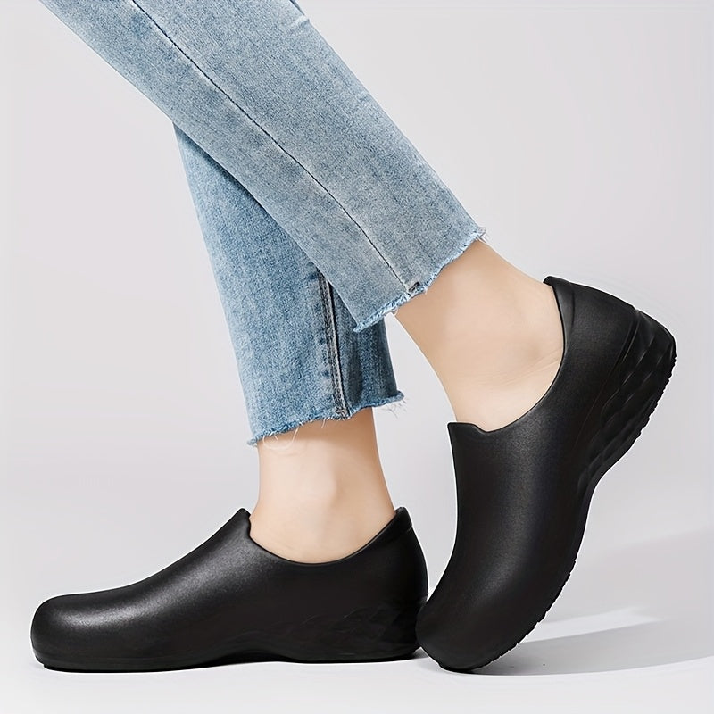 Women's Non-Slip Chef Shoes with Cushioned Insole, Rubber Sole, Breathable