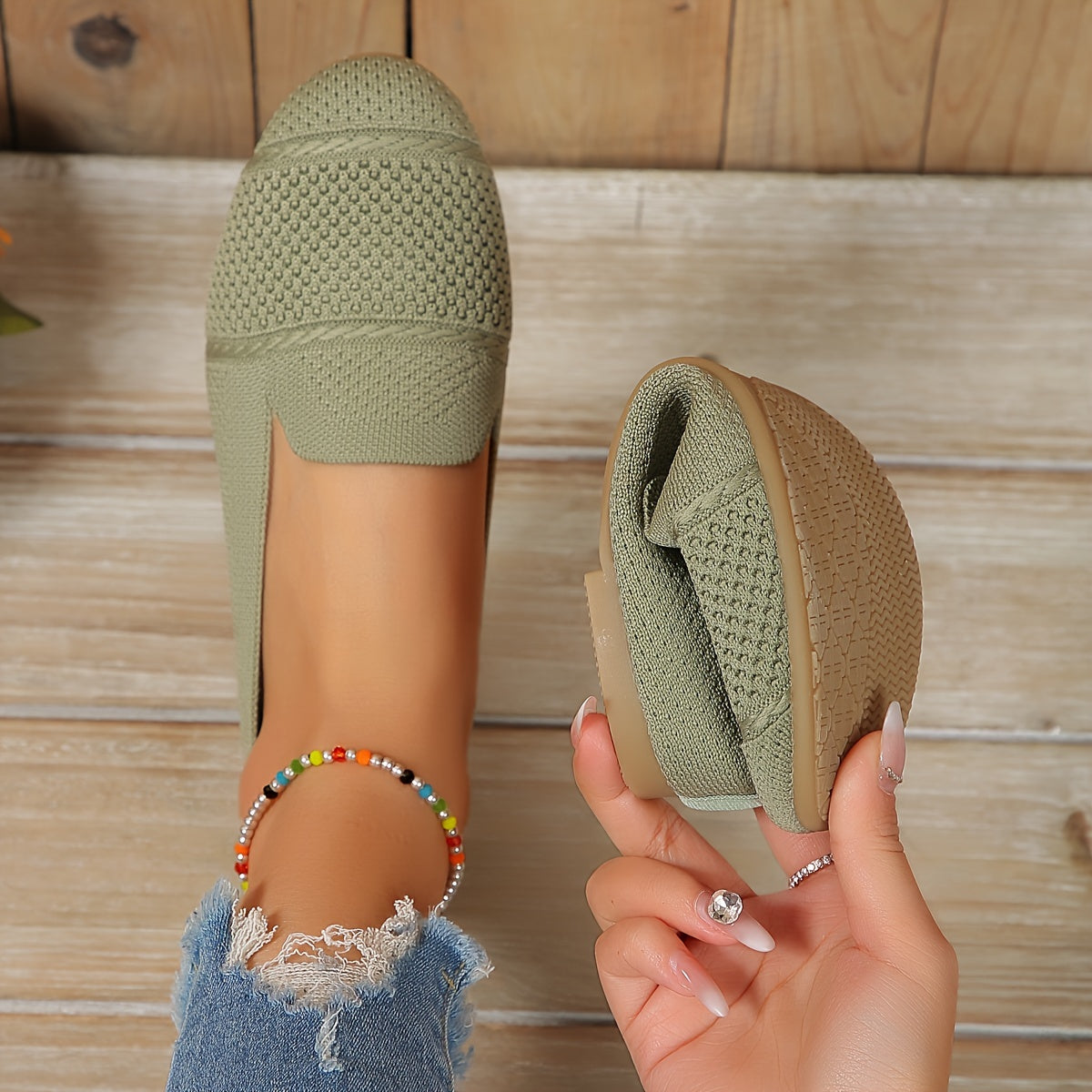 Women's Casual Breathable Flat Shoes for Summer Comfort
