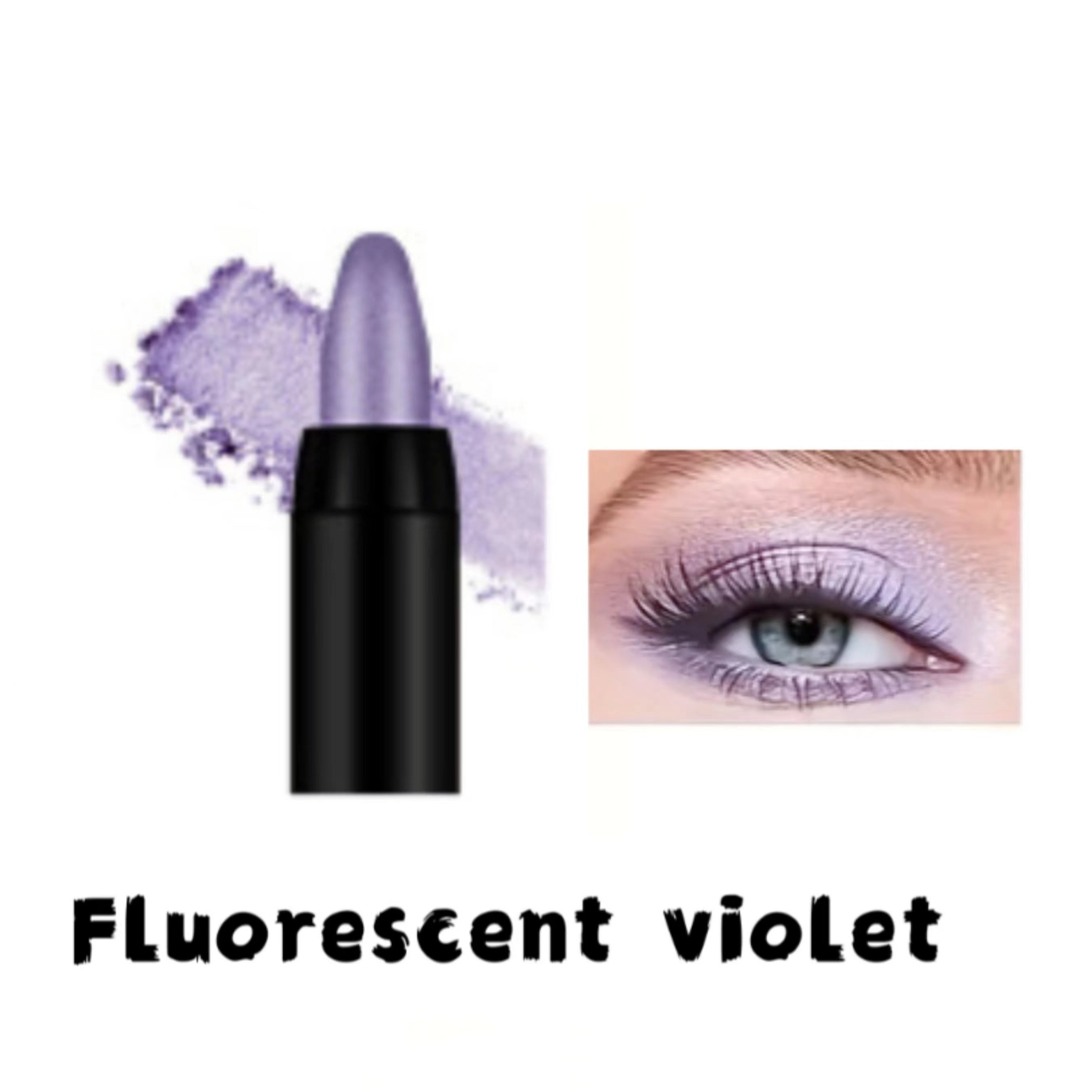 Lápiz de sombra de ojos monocromático con brillo para mujer, resistente al agua, acabado brillante, maquillaje de ojos de alta luminosidad