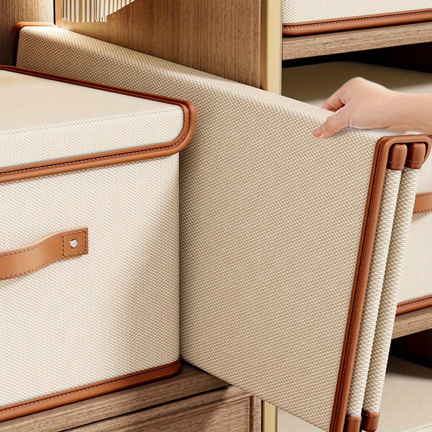 Yopqichli shim qutisi uchun shkaf, yotoqxona va yotoqxonani tartibga solish uchun quti