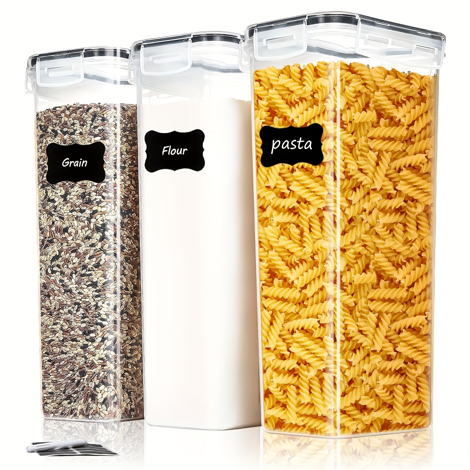 3 ta 81-Unssli havo o'tkazmaydigan oziq-ovqat saqlash konteynerlari va qopqog'lar to'plami