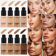 Flawless Liquid Foundation Full Coverage Waterproof Long-Lasting Concealer